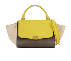 Trapeze, Leather, Yellow/Beige/Brown, MII, S, 2*